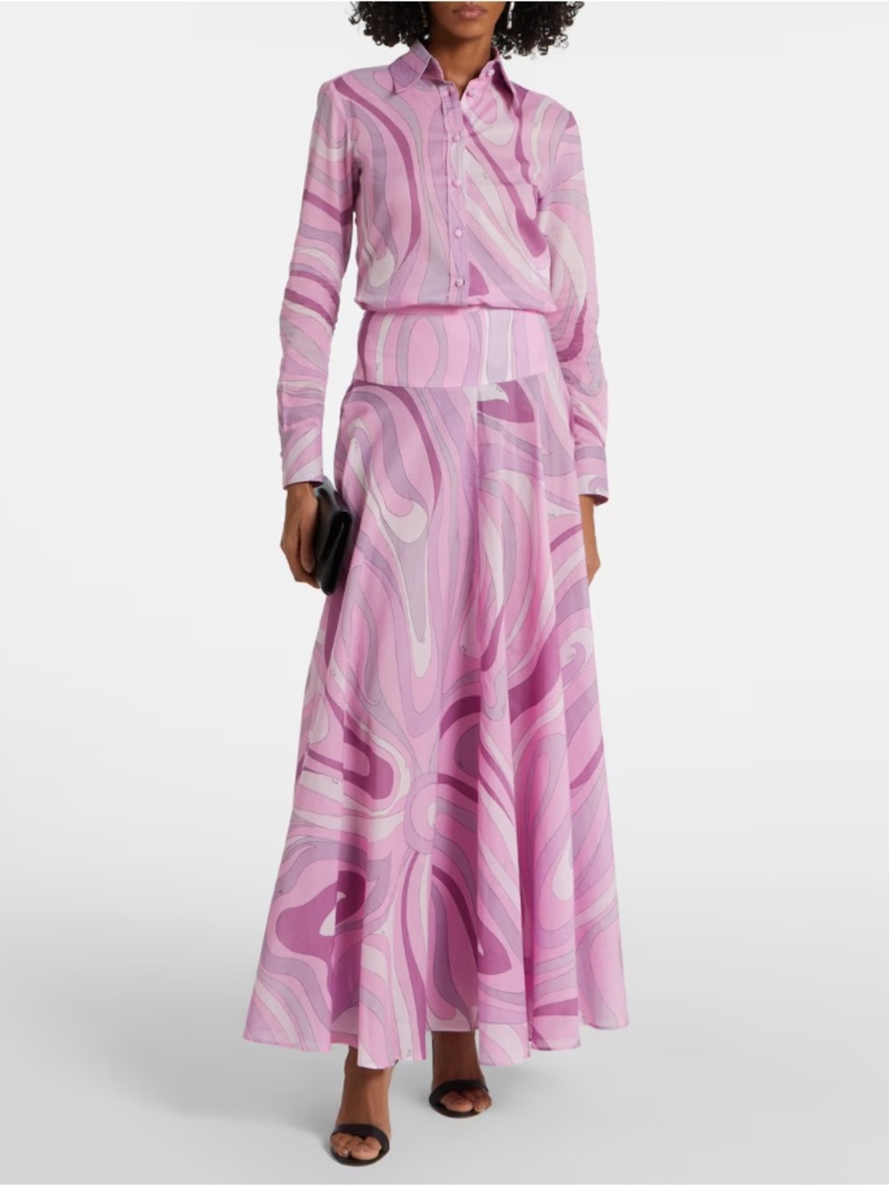 PUCCI Women's Purple Cotton Skirt